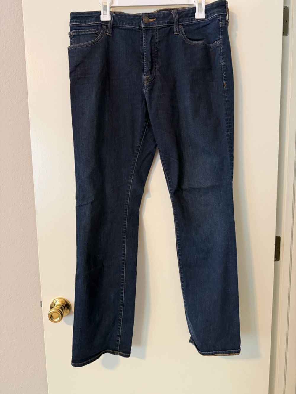American Eagle Outfitters Dark Indigo Straight Jeans